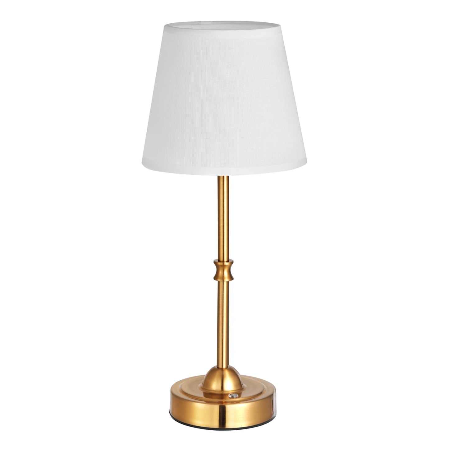 SucceBuy Cordless Desk Lamp With Fabric Shade And Rechargeable Battery