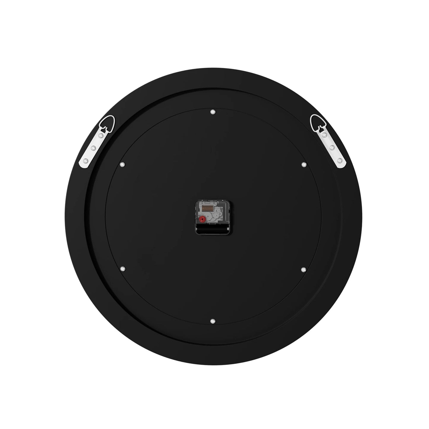 Round Mirrored Wall Clock With Crystals For Sparkling Decor