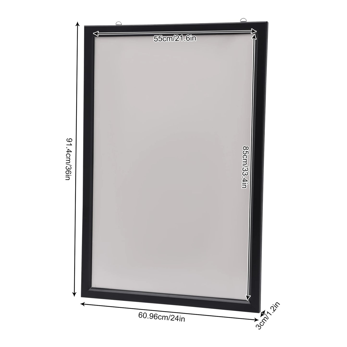 Bymaocar LED Poster Frame Acrylic Aluminum Alloy Display Lighting