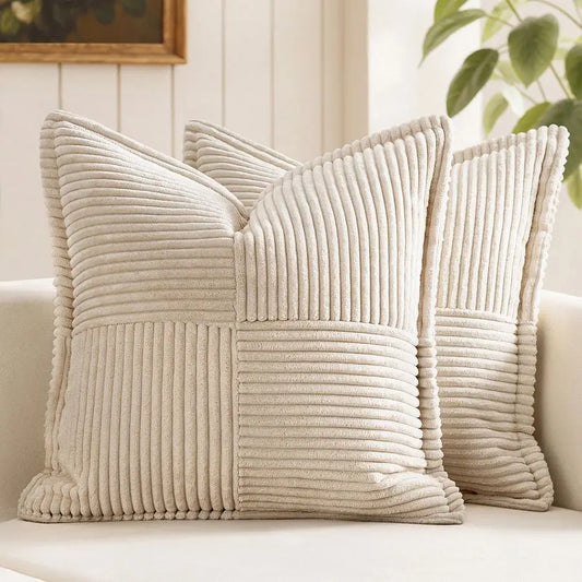 Decorative Euro Sham Throw Pillow Covers Set Of 2 Boho