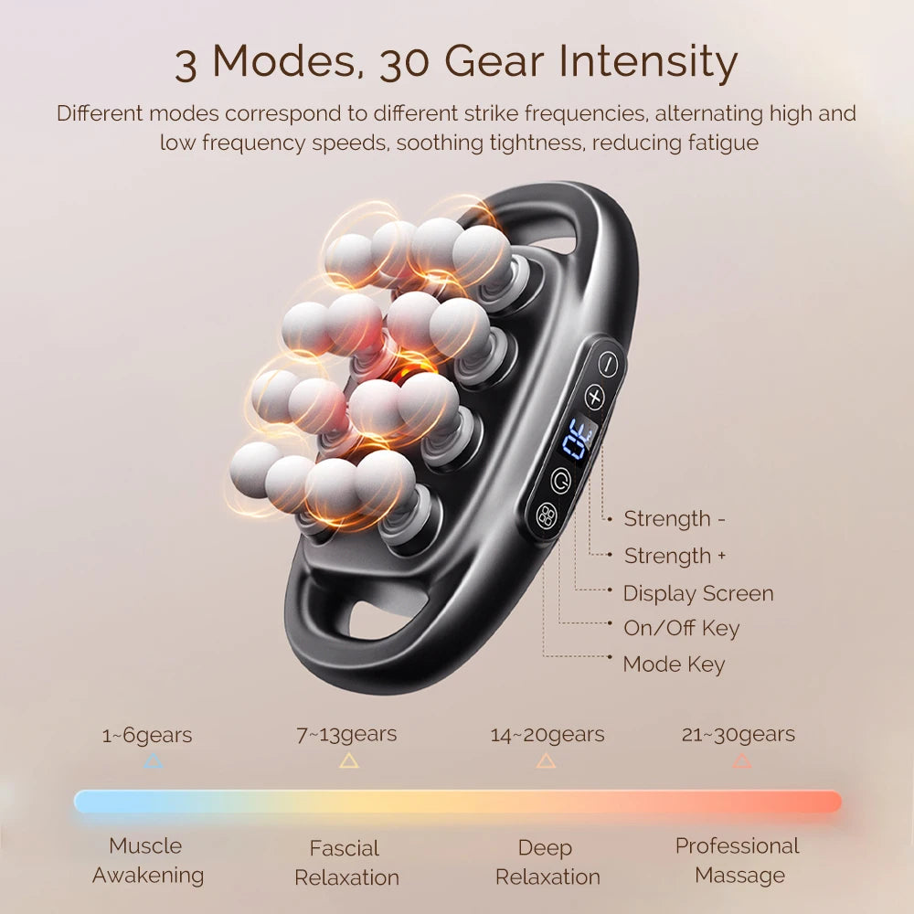 Foreverlily Fascia Gun 16 Heads High Frequency Percussion Massager