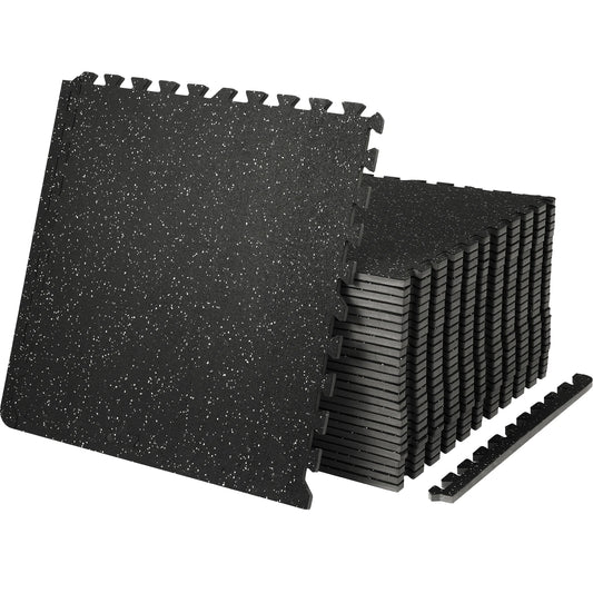 SucceBuy Gym Floor Mats EVA Foam Rubber Interlocking Workout Mats