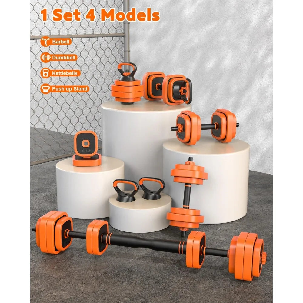 Rendpas Adjustable Dumbbells Set For Home Gym Strength Training