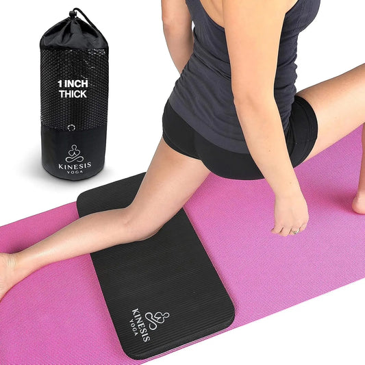 Yoga Knee Pad Extra Thick Cushion Breathable Mesh Bag
