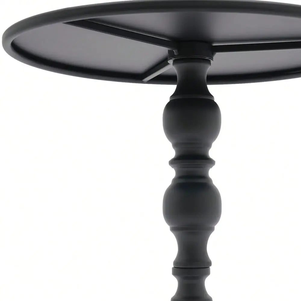 Modern Metal Round Nightstand End Table For Sofa Living Room