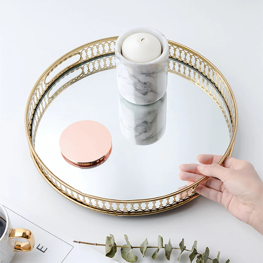 Bymaocar Mirror Tray Resin Construction Easy Installation