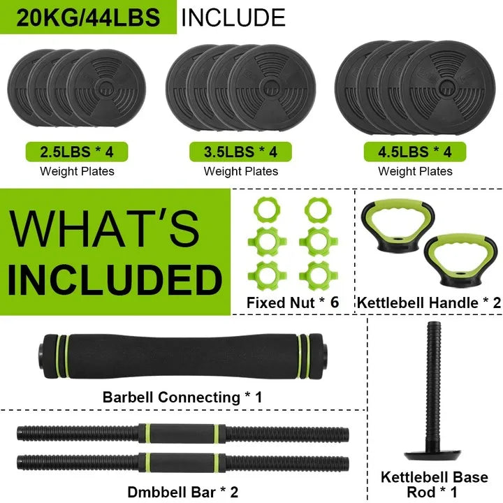 Twister CK Adjustable Dumbbells Free Weight Set For Home Gym