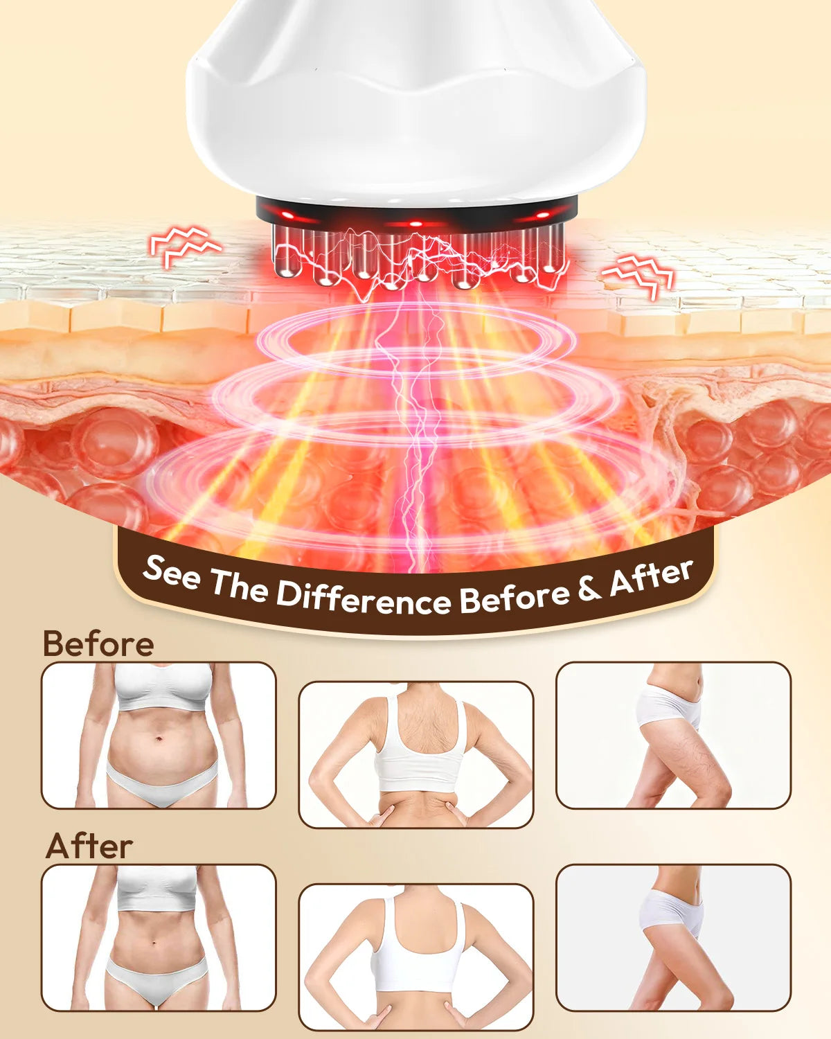 Lymphatic Drainage Massager For Body Sculpting And Anti Cellulite Tool