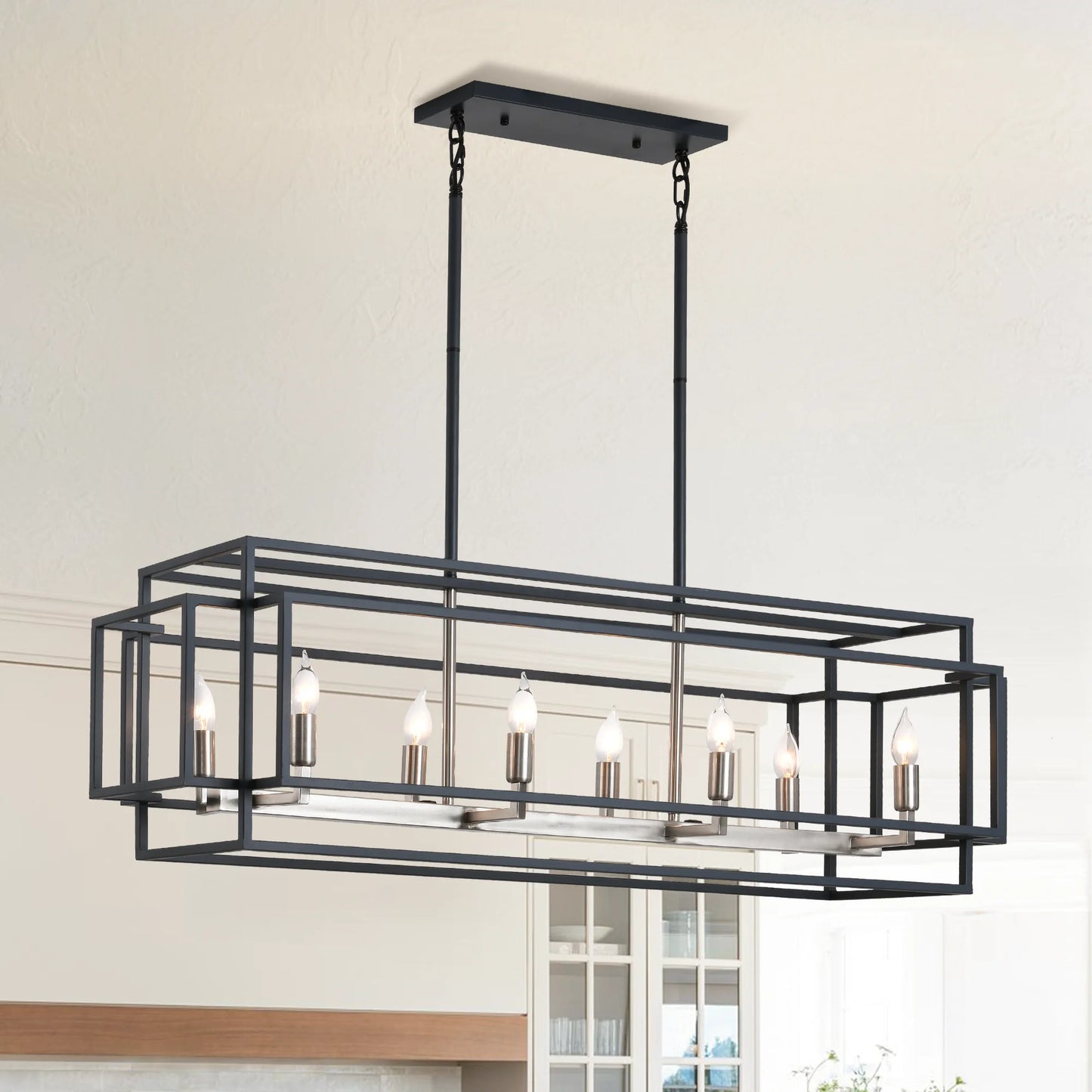LovingC Retro Industrial Chandelier Dining Room Kitchen Island