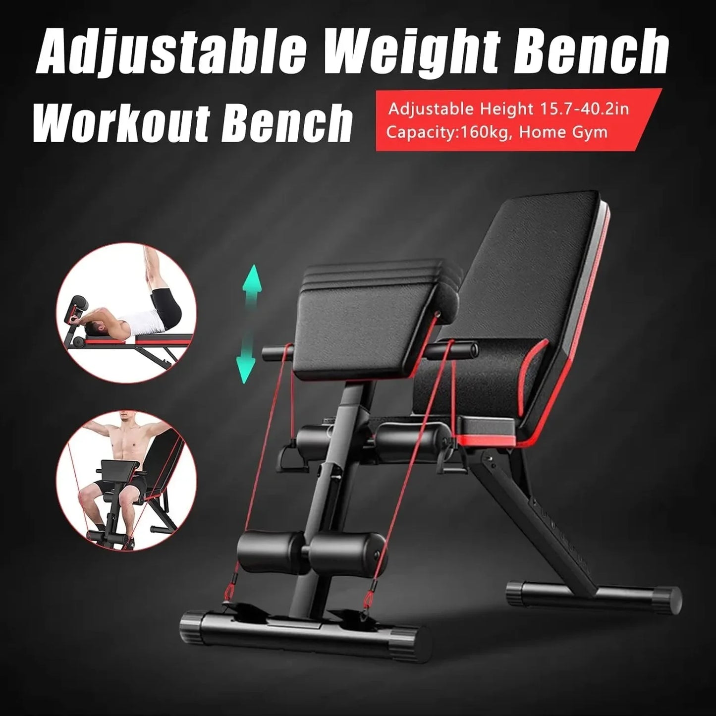 Adjustable Weight Bench For Home Gym Full Body Workout