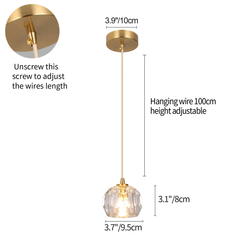 GreeLustr Modern Crystal G9 Wall Sconce Lamp For Bedroom