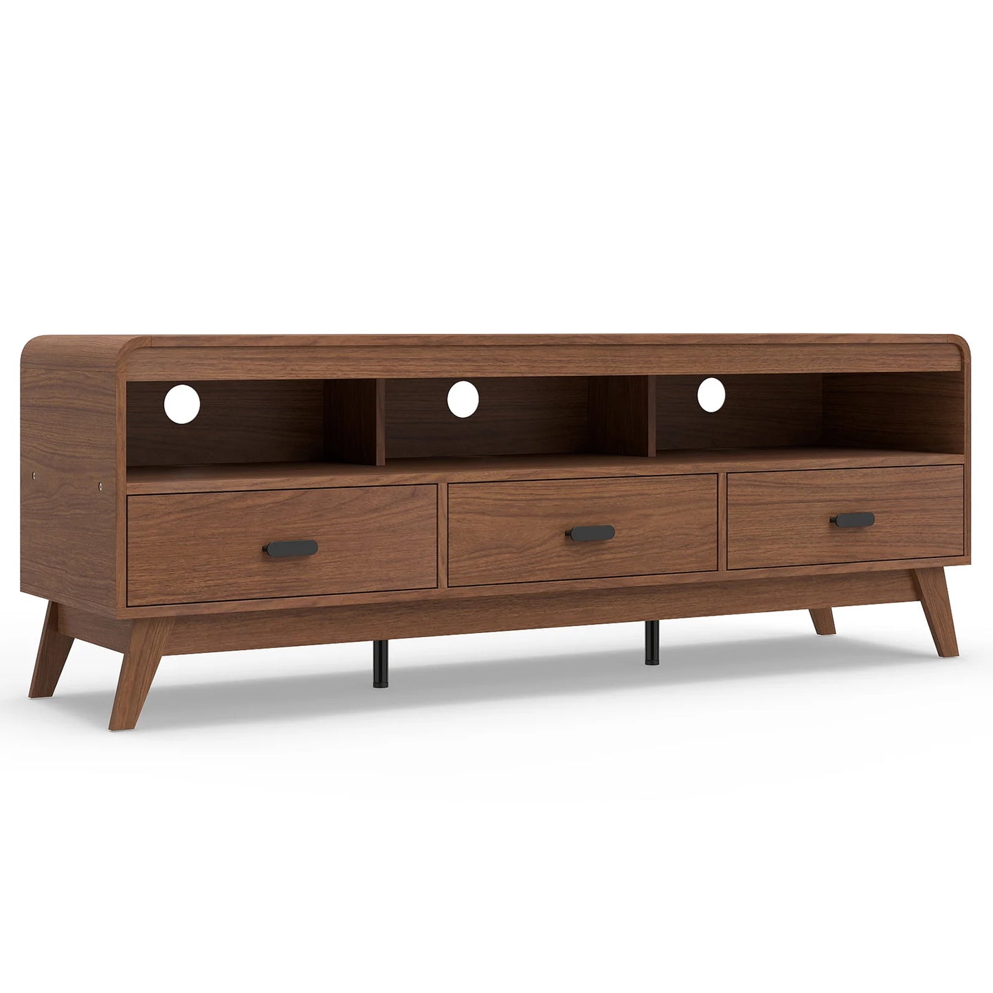 HOMASIS Mid Century Modern TV Stand Entertainment Center