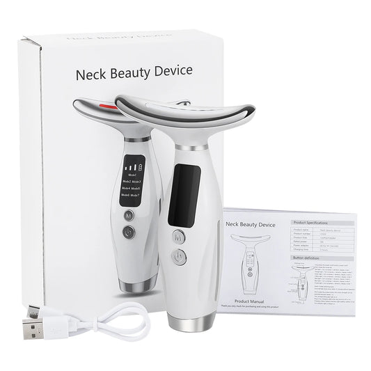 Neck And Face Lifting Massager With LED Photon Therapy