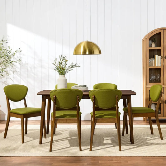 Mid Century Modern Upholstered Dining Chairs