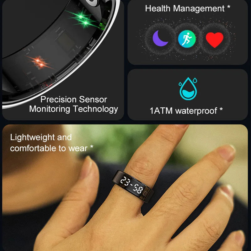 Qring R11C Smart Ring for Android iOS with Heart Rate Monitor