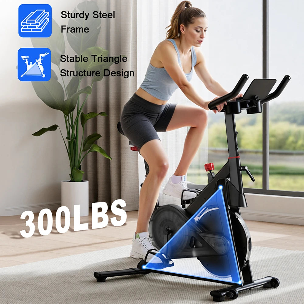 Lacuffy 32-Level Magnetic Indoor Cycling Bike