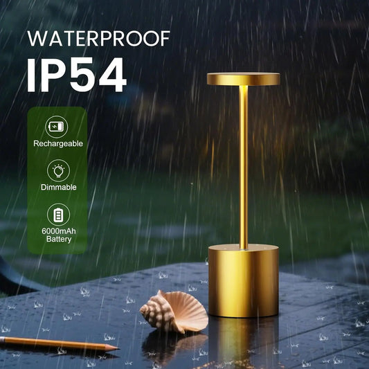 Cordless Rechargeable Table Lamp 5000mAh Portable Dimmable LED