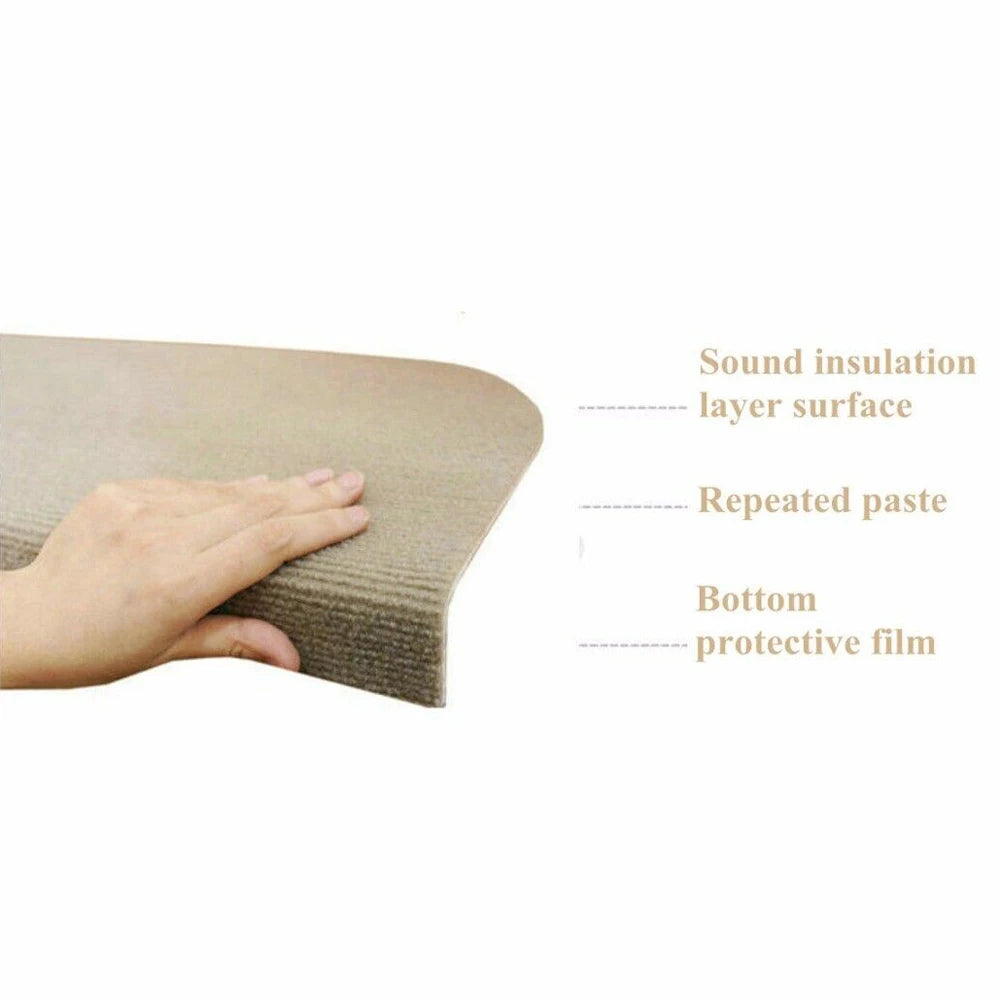 Bymaocar Carpet Stair Treads Mat Non Slip Hallway Protection
