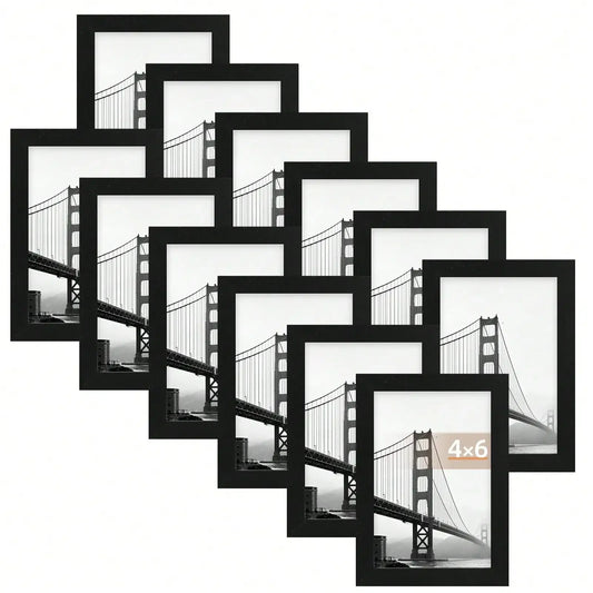 12 Pack Picture Frames With Glass For Wall Display