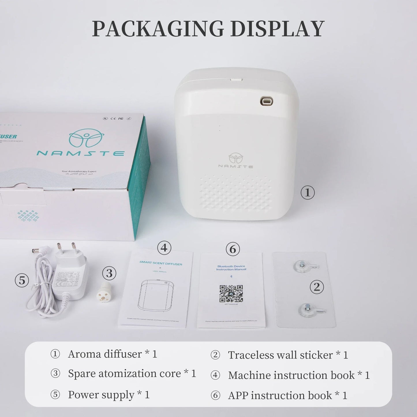Namste 1000 Cubic Meter Bluetooth Electric Perfume Aroma Diffuser