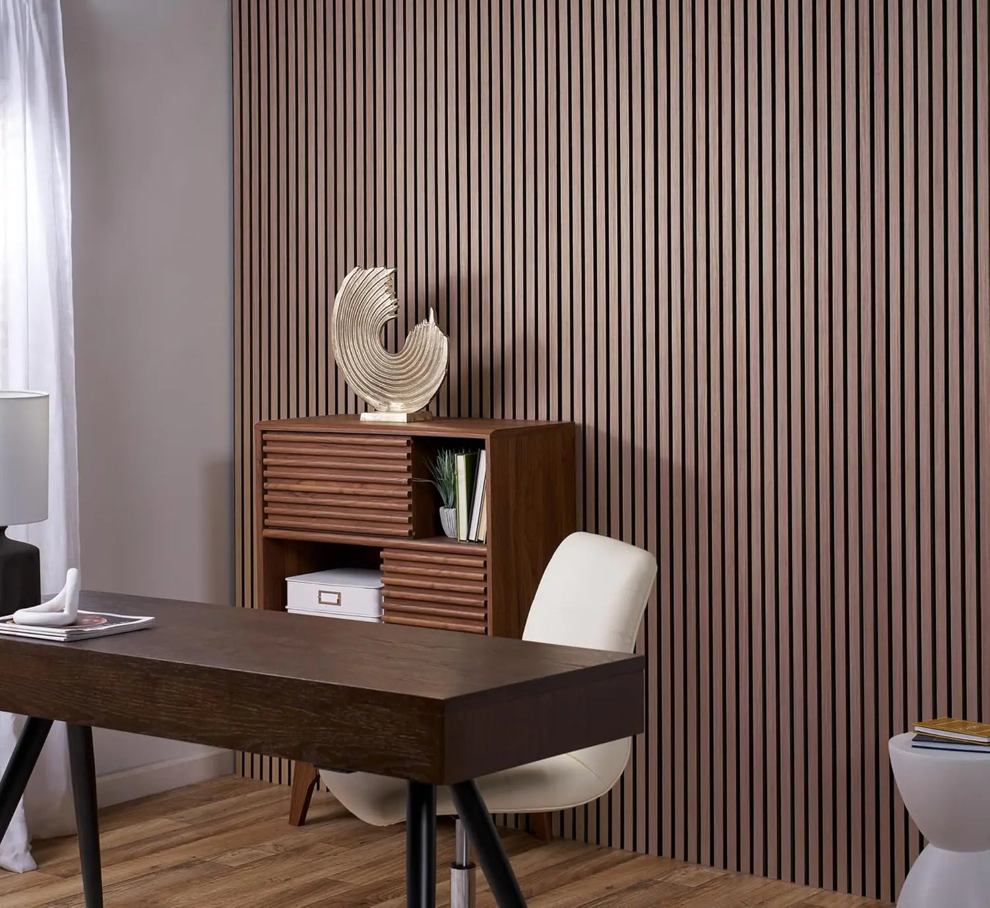 Oak Acoustic Wood Panels 4 Pack for Walls and Soundproofing