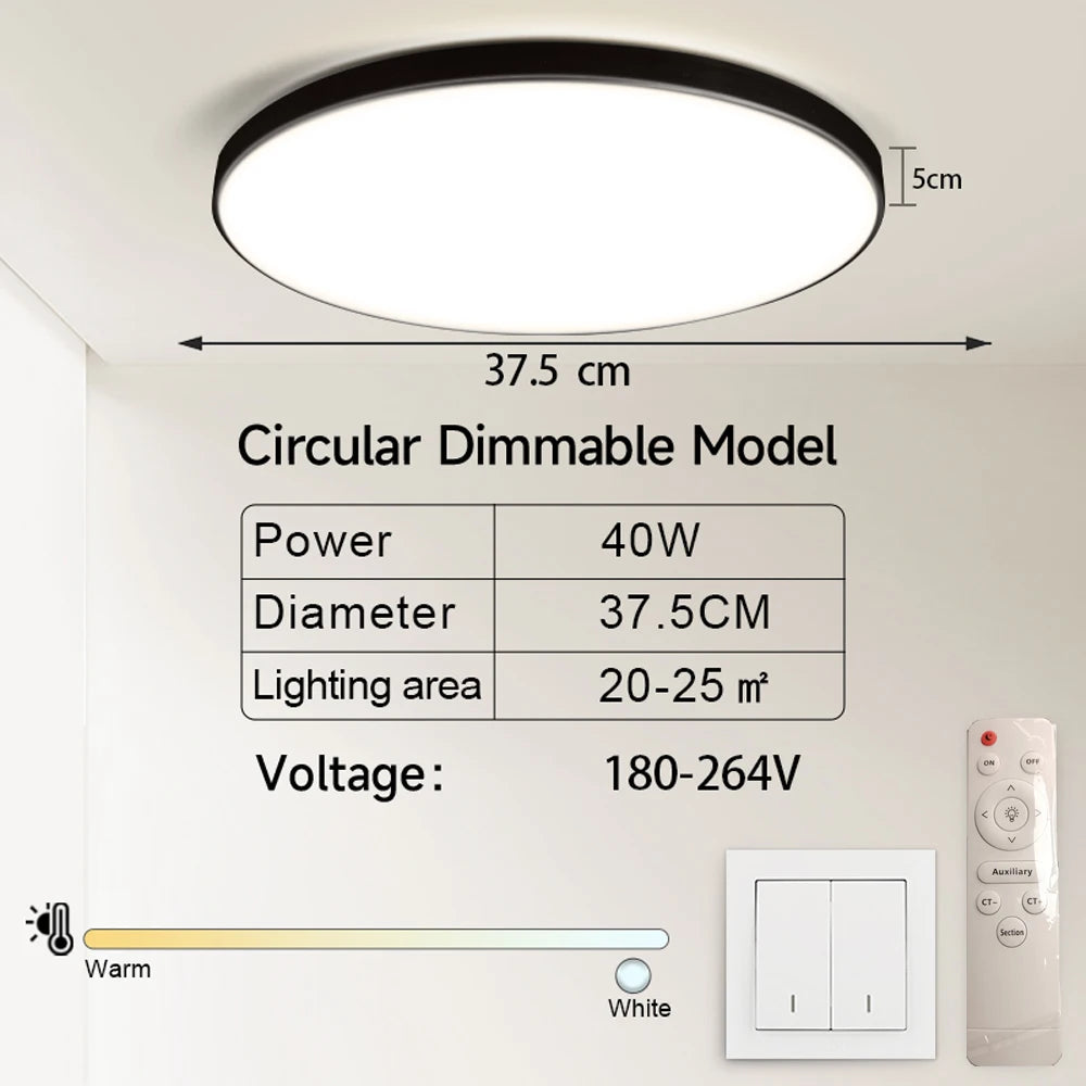 Chenben LED Ceiling Light Fixture for Kitchen and Bathroom